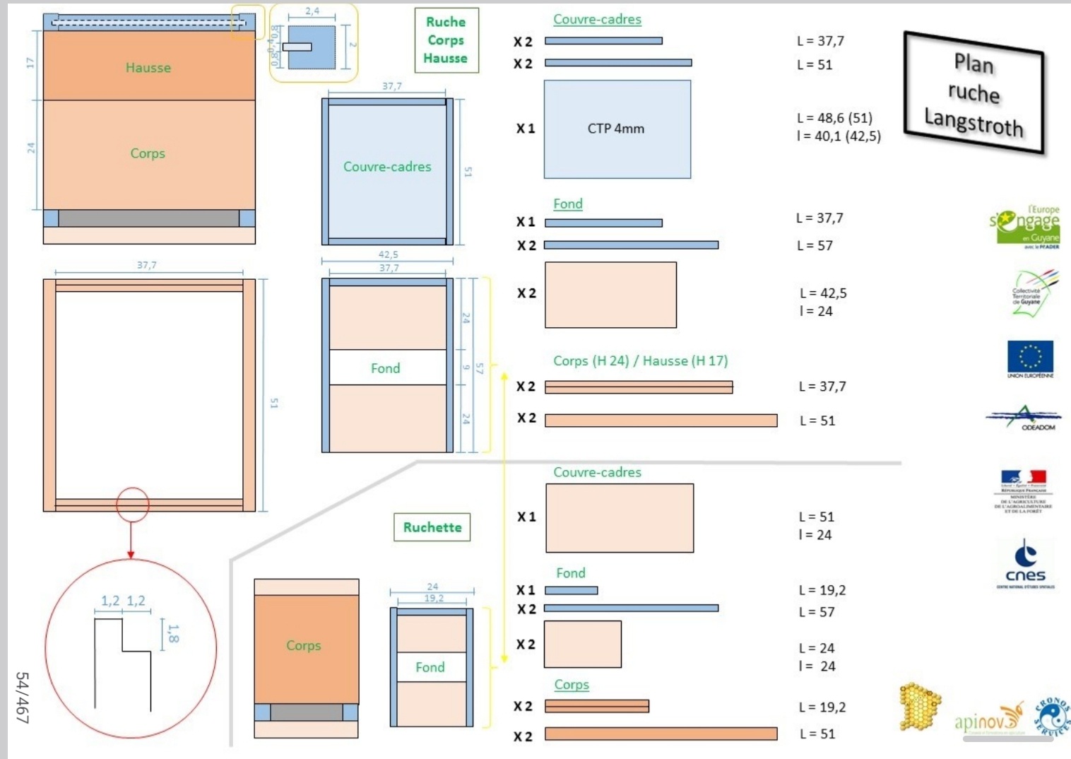 Plan de ruche — vue 4